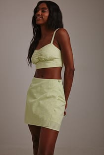 Checked Cropped Singlet