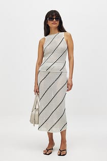 Crochet Knitted Midi Skirt