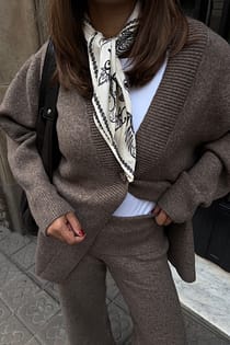 Knitted Oversized Cardigan