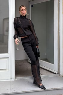 Sheer Bomber Jacket
