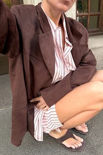 Faux Suede Jacket