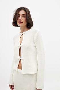 Haut boutonné en maille