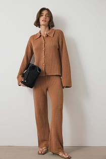 Knitted Crochet Trousers