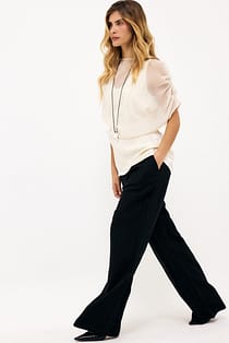 Relaxed Lyocell Blend Pants
