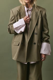 Maxi Oversized Double Breasted Blazer