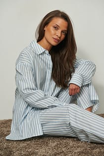 Chemise en coton bio à manches longues