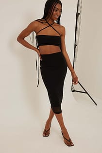 Maxi Mesh Skirt
