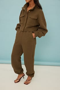 Quilted Joggers