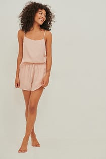 Satin Detail Shorts