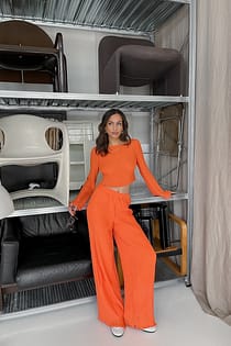 Plissierte Hose
