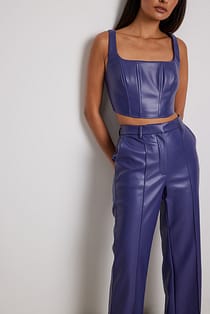 PU Corset Top