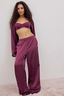Pantalon de pyjama en satin