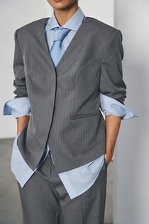 V shaped Fitted Blazer