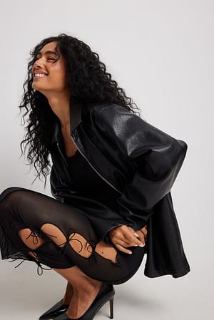 Black Jurk met kantdetail