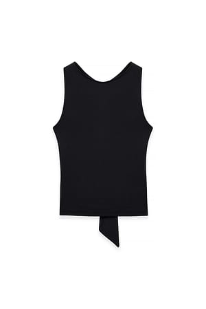 Black Top med rygdetalje