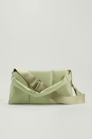 Aloe Wash Bolso grande con costura acolchada