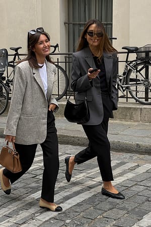 Grey Oversized Blazer