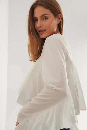 Blusa Con Detalle Fruncido