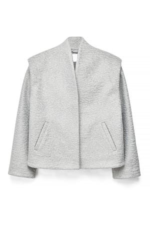 Light Grey Boucléjacka