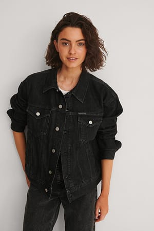 Black Dad Denim Jacket