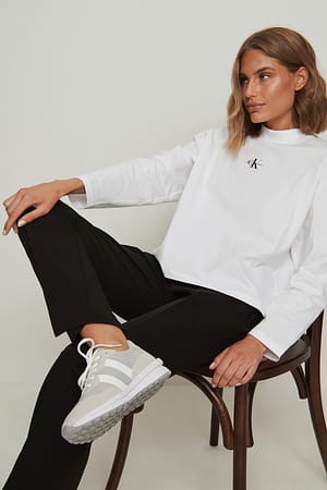 Micro Monogram Loose LS Tee
