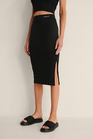 CK Black Ribbad Kjol