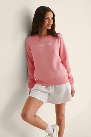 Pink Rundhalset Trøje