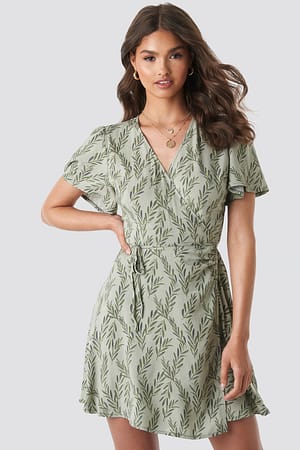 Wrap Mini Dress