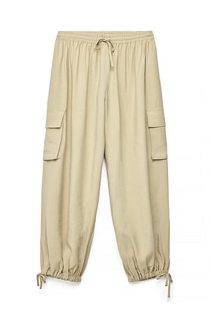 Taupe Cargoballonbukser