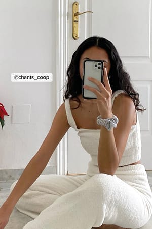 Offwhite Teddy-Hose