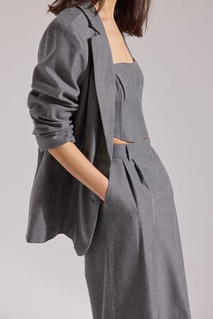 Grey Korsett-Top