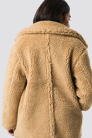 Light Brown Soft Teddy Jacket