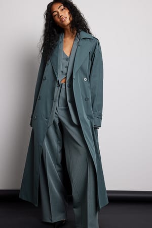 Trenchcoat mit Doppelknöpfen