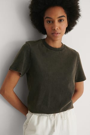 Washed Black Tasya Tee