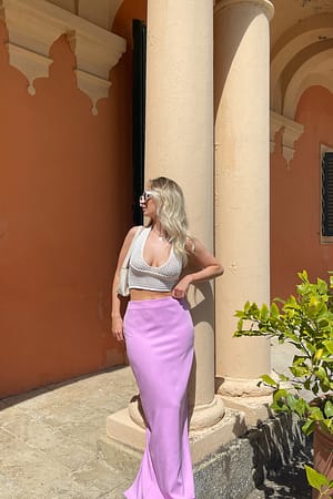 Pink Maxi jupe