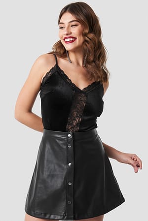 Velvet Lace Singlet