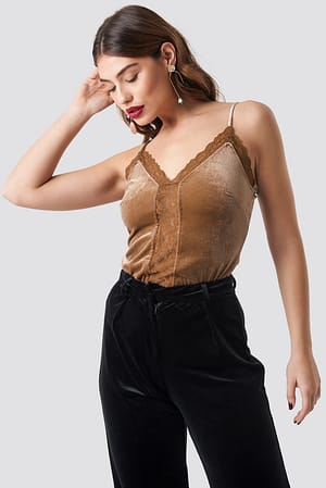 Velvet Lace Singlet