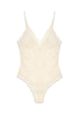 Offwhite Body med eyelash-blonde