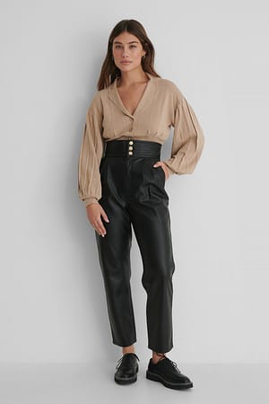 Black Pu Bukser