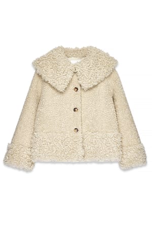 Offwhite Faux Fur Jacket