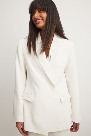 White Figursyet blazer