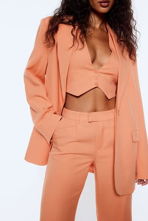Apricot Brandy Fitted Vest