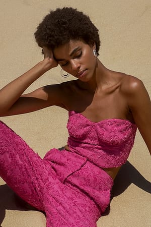 Pink Corset duveteux