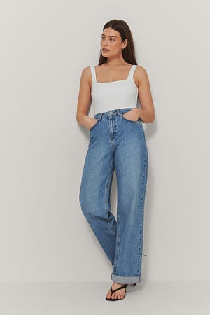 Blue Oversized Denim