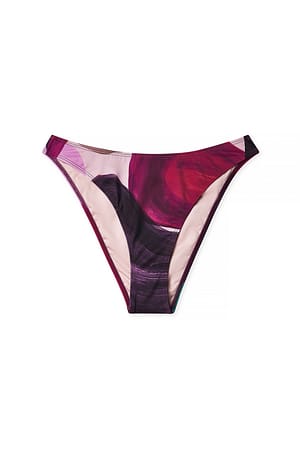 Multicolor hochgeschnittenes Bikini-Höschen