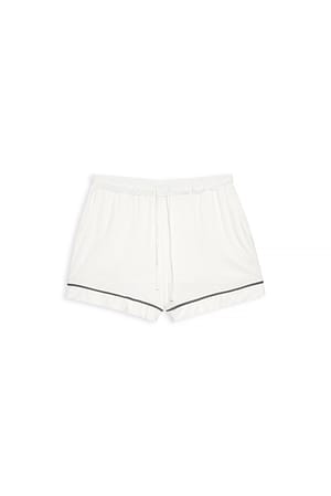 White/green Jersey Pyjamas Shorts