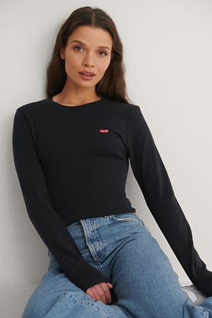 Black Tee With Logo
