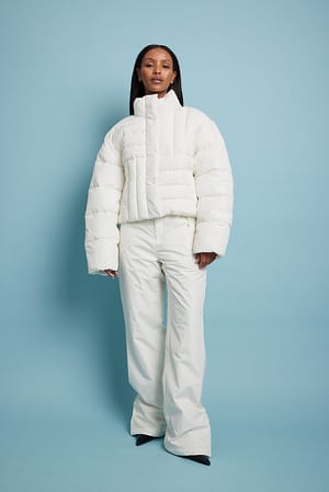Offwhite Light Padded Trousers