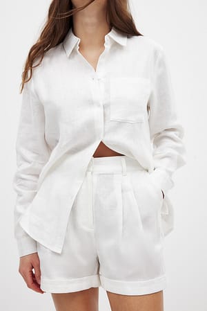 White Hørshorts