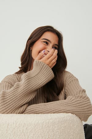 Flowy Ribbed Sweater